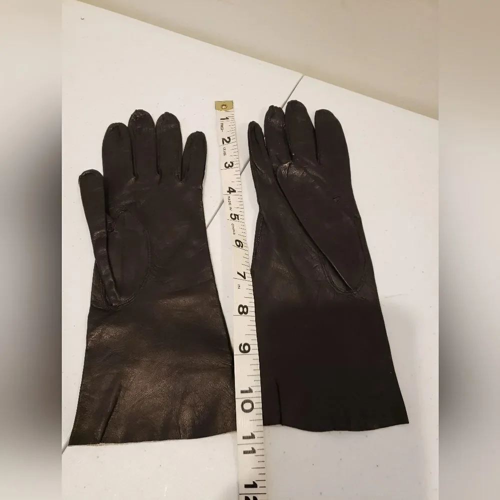 Max Mayer Leather Gloves Made In Italy
